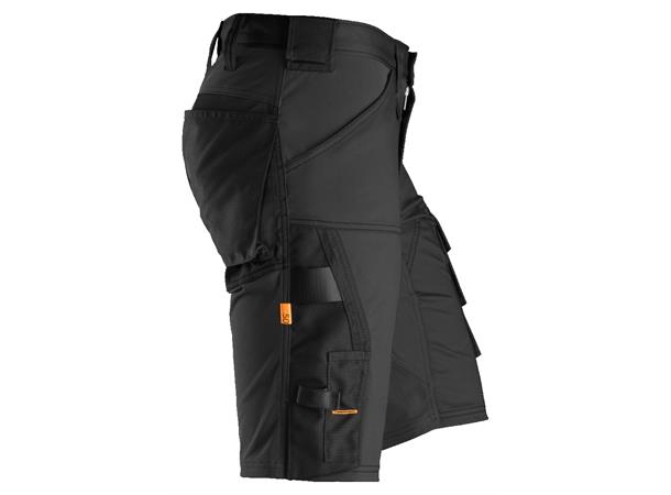 Snickers 6143 AllroundWork stretchshorts Svart, str.044, stretch
