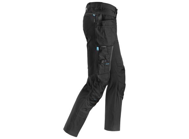 Snickers 6208 LiteWork Bukse+ Svart, str.046 avtakbare hylsterlommer