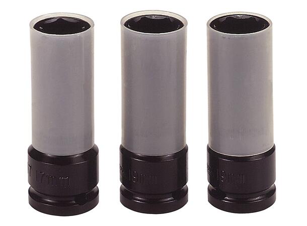 Tengtool Hjulmutterpipesett med 1/2'' firkantfeste. Teng Tools 9203N