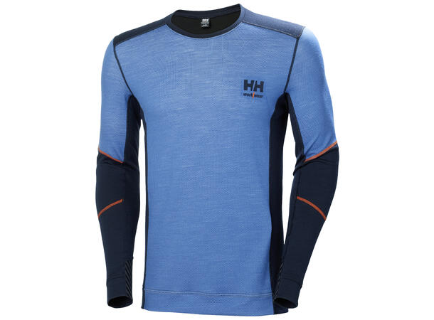 Helly Hansen Lifa Merino rund hals Blå M