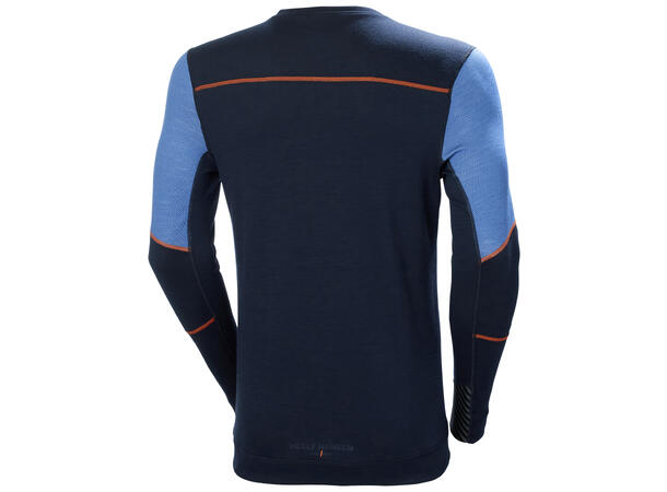 Helly Hansen Lifa Merino rund hals Blå M