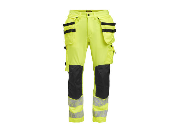 Jobman Craftsman trousers stretch Hi-vis Gul/Svart C44