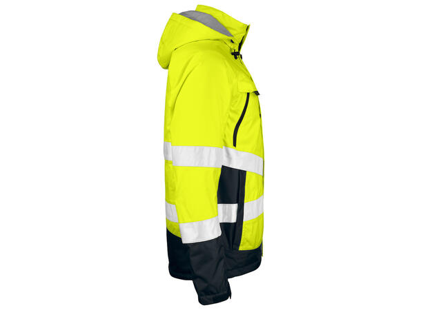 Jobman HV Vinterjakke KL 3 HiVis Gul/Svart XS