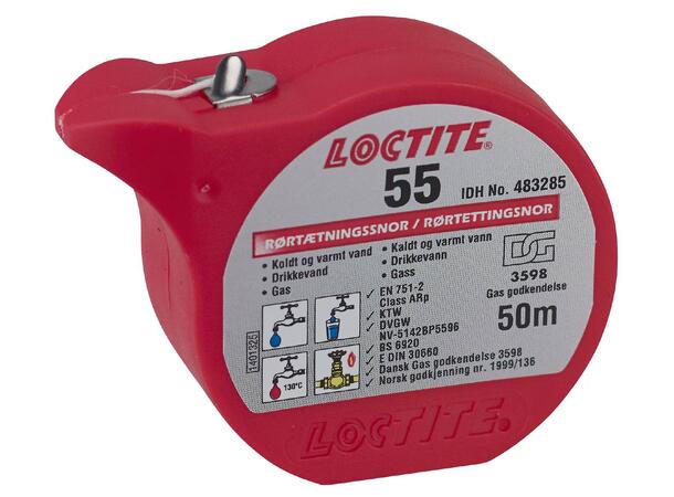Loctite Gjengetettingssnøre 55 24X50M GJENGETETTINGSSNØRE 55 24X50M