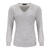 JH&Frost  Merino V-neck Dame LyseGrå L 