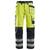Snickers 3233 Arbeidsbukse hylsterlommer HiVis Gul/Blå, str.116, Kl.2 