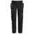 Snickers 6275 Fireveis stretchbukse Svart C50 