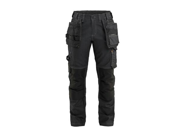 Blåkläder Håndverksbukse m/ stretch dame Svart C44