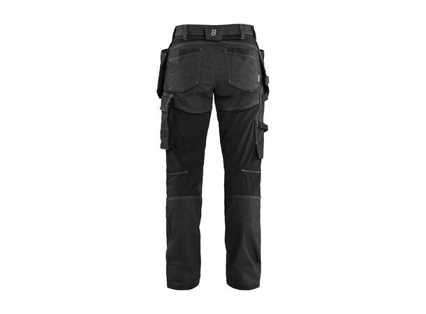 Blåkläder Håndverksbukse m/ stretch dame Svart C44