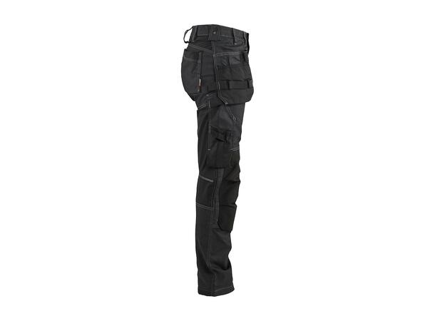 Blåkläder Håndverksbukse m/ stretch dame Svart C44