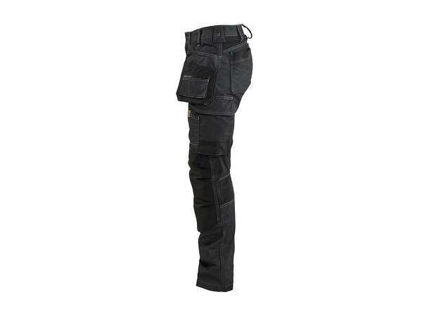 Blåkläder Håndverksbukse m/ stretch dame Svart C44