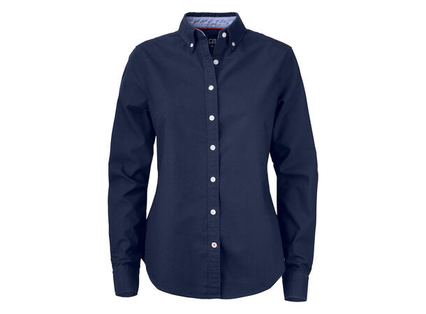 C&B Belfair Oxford Shirt Dame Marineblå L