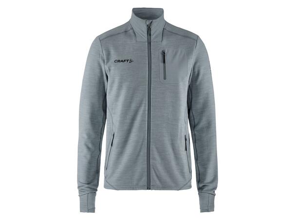 Craft PRO Explore Wool Midlayer M Blåmelert XL