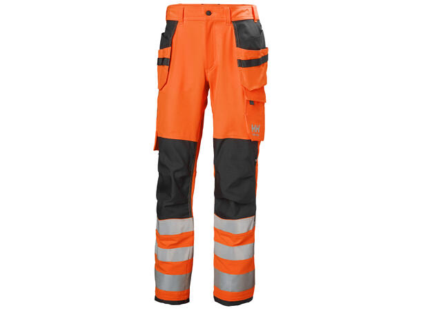 Helly Hansen Alna4X Håndtverkerbukse Kl2 HiVis Oransje D88