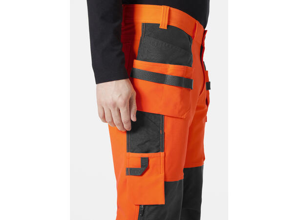 Helly Hansen Alna4X Håndtverkerbukse Kl2 HiVis Oransje D88