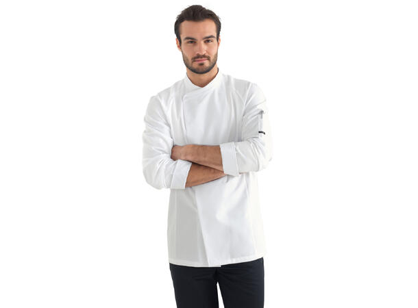 Kentaur Unisex kokke-/tjenerjakke Hvit XS