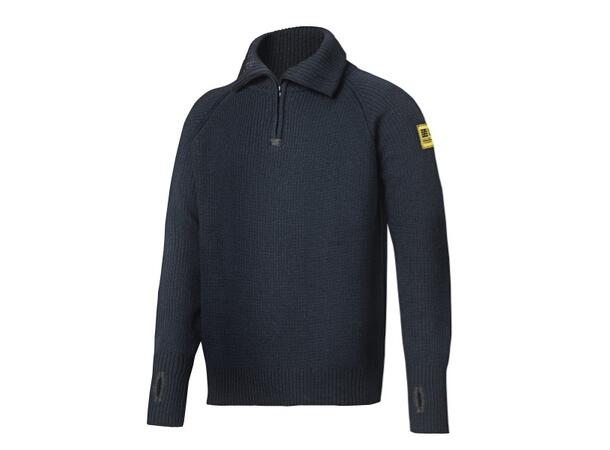 Snickers 2905 Ullgenser m/glidelås Marineblå M