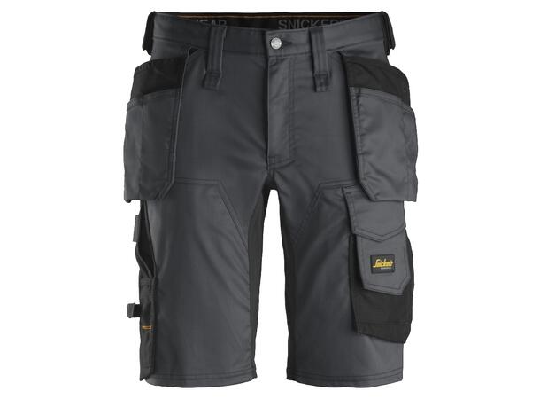 Snickers 6141 AllroundWork Shorts Grå/Svart C50