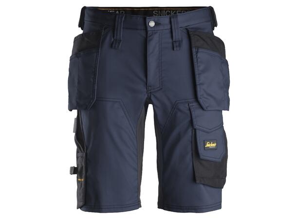 Snickers 6141 AllroundWork Shorts Marineblå/Svart C60