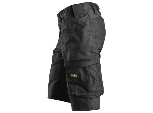 Snickers 6147 AllroundWork DameShorts Svart C44