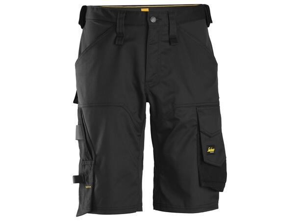 Snickers 6153 AllroundWork stretchshorts Svart, str.052
