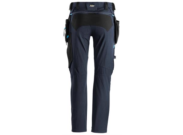 Snickers 6208 LiteWork Bukse+ Marineblå/Svart str.104 avtakbare lommer