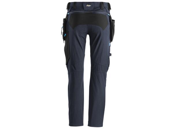 Snickers 6208 LiteWork Bukse+ Marineblå/Svart str.044 avtakbare lommer