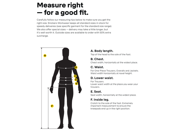 Snickers 6241 AllroundWork Håndverkbukse Svart C50