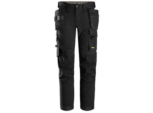 Snickers 6275 Fireveis stretchbukse Svart C50