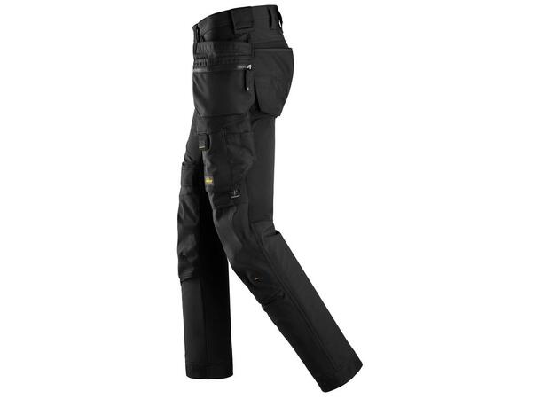 Snickers 6275 Fireveis stretchbukse Svart C50