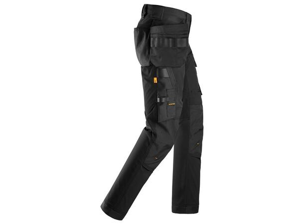 Snickers 6275 Fireveis stretchbukse Svart C50
