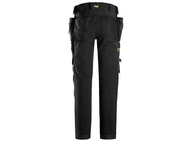Snickers 6275 Fireveis stretchbukse Svart C50