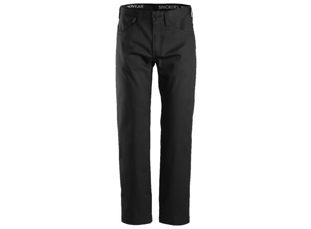 Snickers 6400 Servicebukse Chinos Svart, str.050