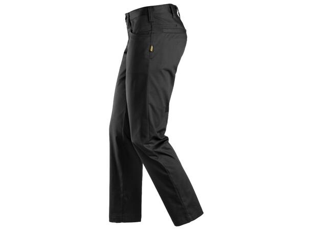 Snickers 6400 Servicebukse Chinos Svart, str.050