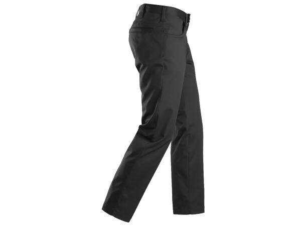 Snickers 6400 Servicebukse Chinos Svart, str.050