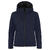 Clique Padded Hoody Softshell Woman Marineblå XS 