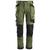 Snickers 6241 AllroundWork Håndverkbukse Olivengrønn C56 