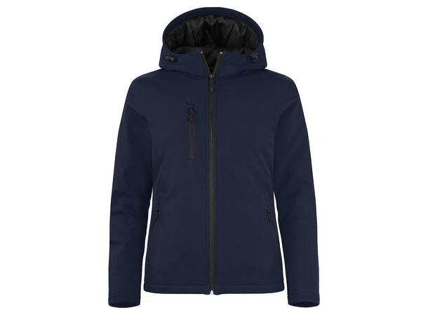 Clique Padded Hoody Softshell Woman Marineblå XS
