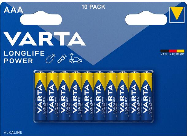 Varta Batteri Longlife Power AAA 10pk