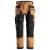 Snickers 6214 RuffWork+ Arbeidsbukse+ Brun, str.060 m/hylsterlommer 
