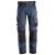 Snickers 6351 AllroundWork Arbeidsbukse Marineblå/Svart, str.124 Stretch, løs 