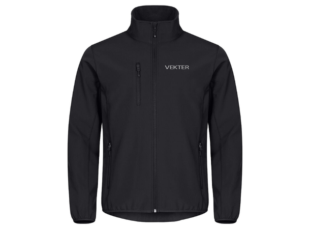 Clique Classic Softshell Jakke Herre Svart L