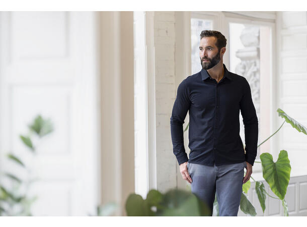 Cutter&Buck Hedley Stretch Shirt Men Svart S