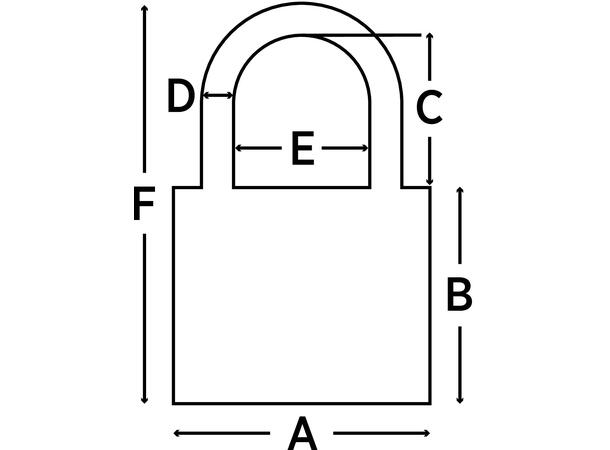 Millers Hengelås Alu 40 4004-10346