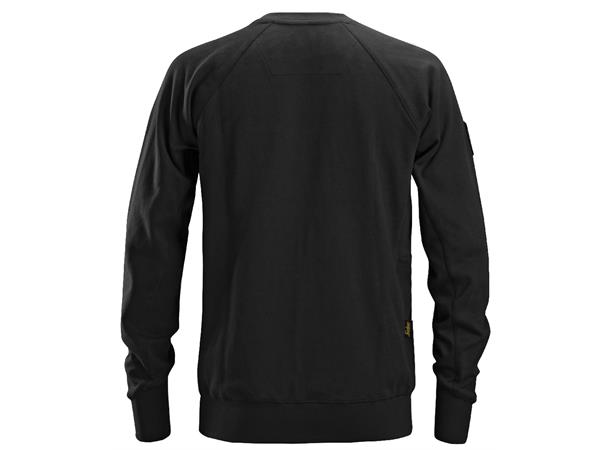 Snickers 2882 Genser m/logo Svart, str.XS