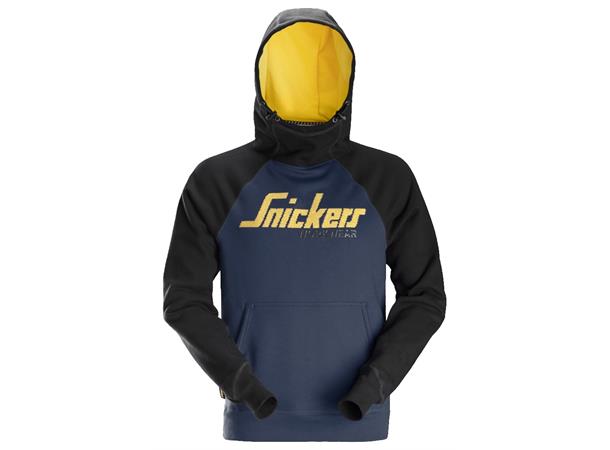 Snickers 2889 Hettegenser m/logo Marineblå/Svart, str.XS