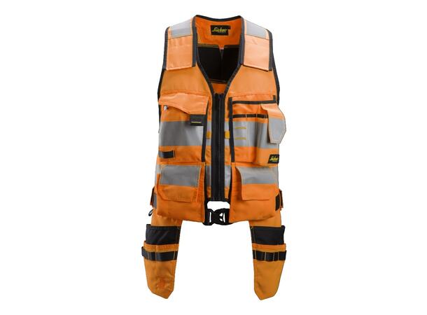 Snickers 4230 HighVis Verktøyvest HiVis Oransje/Svart M