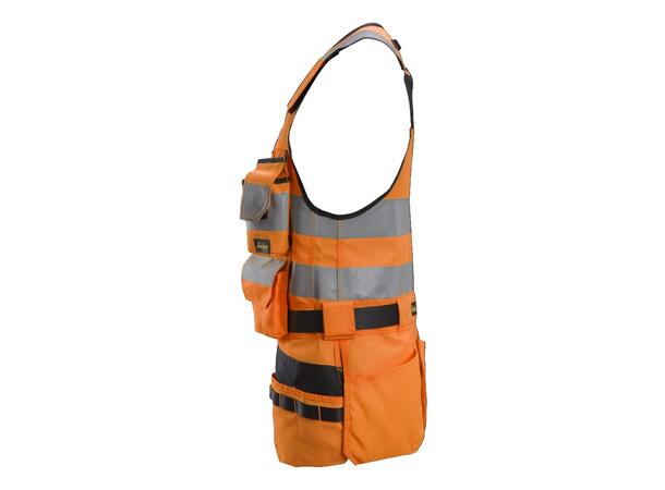 Snickers 4230 HighVis Verktøyvest HiVis Oransje/Svart M