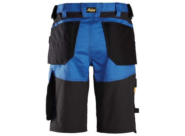Snickers 6153 AllroundWork stretchshorts Blå/Svart, str.044