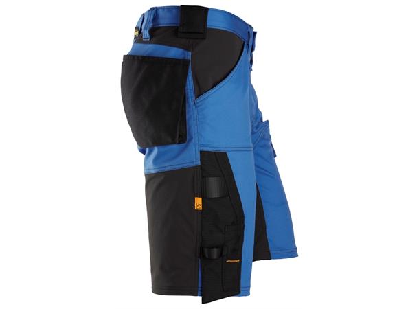 Snickers 6153 AllroundWork stretchshorts Blå/Svart, str.044